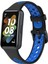 Huawei Band 7/7 Nfc Black+Mavi Için Nefes Alabaş Silikon Saat Band( Yurt Dışından ) 1