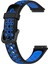 Huawei Band 7/7 Nfc Black+Mavi Için Nefes Alabaş Silikon Saat Band( Yurt Dışından ) 3