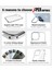 Apple iPhone 13 Pro Max Kılıf Lens Koruma Çerçeve Standlı Kapak 2