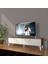 Eko 140 Mdf Std Gold Tv Ünitesi Tv Sehpası - Ceviz - Beyaz 1