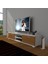 Eko 140 Mdf DVD Tv Ünitesi Tv Sehpası - Beyaz - Ceviz 1