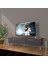 Eko 140 Mdf Std Krom Ayaklı Tv Ünitesi Tv Sehpası - Ceviz - Antrasit 1