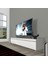 Eko 140T Mdf Krom Ayaklı Tv Ünitesi Tv Sehpası - Parlak Beyaz 1