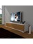 Eko 140 Mdf Std Tv Ünitesi Tv Sehpası - Beyaz - Ceviz 1