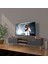 Eko 140 Mdf DVD Krom Ayaklı Tv Ünitesi Tv Sehpası - Ceviz - Antrasit 1