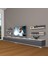 Eko 360R Mdf Tv Ünitesi Tv Sehpası - Beyaz - Antrasit 1
