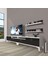 Eko 220R Mdf Gold Tv Ünitesi Tv Sehpası - Beyaz - Siyah 1