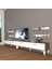 Eko 360R Slm Silver Tv Ünitesi Tv Sehpası - Ceviz - Beyaz 1