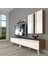 Eko 5200T Mdf Retro Tv Ünitesi Tv Sehpası - Ceviz - Beyaz 1