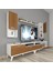 Eko 5200DA Mdf Retro Tv Ünitesi Tv Sehpası - Beyaz - Ceviz 1