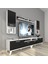 Eko 5220DA Mdf Retro Tv Ünitesi Tv Sehpası - Beyaz - Siyah 1