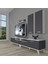Eko 5220D Mdf Retro Tv Ünitesi Tv Sehpası - Beyaz - Antrasit 1