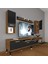Eko 5220DA Mdf Silver Tv Ünitesi Tv Sehpası - Ceviz - Siyah 1