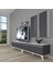 Eko 5220T Mdf Retro Tv Ünitesi Tv Sehpası - Beyaz - Antrasit 1