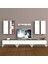 Eko 8d Mdf Gold Tv Ünitesi Tv Sehpası - Ceviz - Beyaz 1