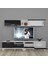 Eko 5220 Slm Silver Tv Ünitesi Tv Sehpası - Beyaz - Siyah 1