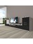 Eko 9220 Mdf Tv Ünitesi Tv Sehpası - Beyaz - Siyah 1