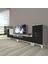 Eko 9220 Mdf Silver Tv Ünitesi Tv Sehpası - Beyaz - Siyah 1