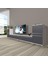 Eko 9200T Mdf Krom Ayaklı Tv Ünitesi Tv Sehpası - Beyaz - Antrasit 1
