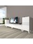 Eko 9220T Mdf Silver Tv Ünitesi Tv Sehpası - Parlak Beyaz 1