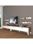 Ekoflex 360R Mdf Gold Tv Ünitesi Tv Sehpası - Ceviz - Beyaz 1