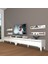 Ekoflex 360R Mdf Silver Tv Ünitesi Tv Sehpası - Parlak Beyaz 1