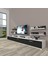 Ekoflex 270R Slm Tv Ünitesi Tv Sehpası - Beyaz - Siyah 1