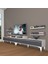Ekoflex 360R Mdf Silver Tv Ünitesi Tv Sehpası - Beyaz - Antrasit 1