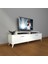 Ekoflex 4 Slm Retro Tv Ünitesi Tv Sehpası - Parlak Beyaz 1