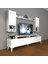 Ekoflex 5da Mdf Silver Tv Ünitesi Tv Sehpası - Parlak Beyaz 1