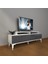 Ekoflex 4 Mdf Silver Tv Ünitesi Tv Sehpası - Beyaz - Antrasit 1