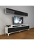 Ekoflex 5 Mdf Gold Tv Ünitesi Tv Sehpası - Beyaz - Siyah 1
