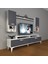 Ekoflex 5da Mdf Silver Tv Ünitesi Tv Sehpası - Beyaz - Antrasit 1