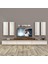 Ekoflex 8d Mdf Tv Ünitesi Tv Sehpası - Ceviz - Beyaz 1
