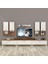 Ekoflex 8da Mdf Retro Tv Ünitesi Tv Sehpası - Ceviz - Beyaz 1