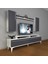 Ekoflex 7 Mdf Silver Tv Ünitesi Tv Sehpası - Beyaz - Antrasit 1