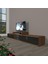 Flex 4 Mdf Gold Tv Ünitesi Tv Sehpası - Ceviz - Siyah 1