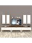 Ekoflex 8d Slm Silver Tv Ünitesi Tv Sehpası - Ceviz - Beyaz 1