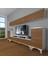Ekoflex 9 Mdf Gold Tv Ünitesi Tv Sehpası - Beyaz - Ceviz 1