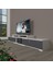 Flex 130 Mdf Gold Tv Ünitesi Tv Sehpası - Beyaz - Antrasit 1