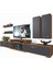 Flex 5d Mdf Tv Ünitesi Tv Sehpası - Ceviz - Antrasit 1