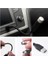 Buffer® Kırmızı Ayak Altı Tavan LED Araç Içi Aydınlatma Oto Araba Iç Disko Ayarlanır USB Lamba Işık 5