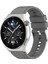 Huawei Için Silikon Izle Band Gt Gt 3 Pro 46MM 22MM Gri 1