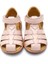Deri Çocuk Sandalet Pembe D-464 2