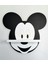 Mickey Mouse Çocuk Odası Rafı Siyah - Beyaz 1