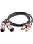 2 Rca Erkek-2 6.3 mm Erkek Kablo 1 Metre 1