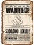 Wanted STICKER-20689 1