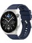 Huawei İçin Silikon Saat Bandı Gt Gt 3 Pro 46 mm. 22 mm. Koyu Mavi (Yurt Dışından) 1