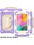 Samsung Galaxy Tab İçin 8.0 (2019) T290 / T295 Silikon - Pc Case Purple - Bej (Yurt Dışından) 2