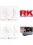 Hyosung Aquıla 250 RK Dişli Set 520 Klo O-Ring 14/46T 2004 - 2015 1